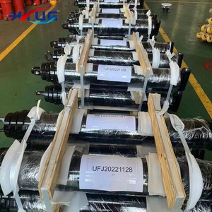 Cylindres hydrauliques à <span class=keywords><strong>double</strong></span> effet à <span class=keywords><strong>piston</strong></span> télescopique personnalisés pour camions lourds - Product Image 3