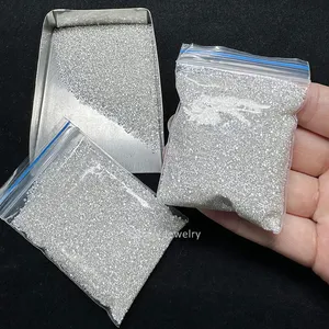 Factory Wholesale Melee Small Size 0.8-3mm Moissanite Per Carat Lab Grown Diamond GRA VVS Moissanite Diamond For Tooth Gems