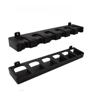 Accessoires de pêche en gros de haute qualité outils de <span class=keywords><strong>canne</strong></span> à pêche présentoir Vertical <span class=keywords><strong>support</strong></span> de <span class=keywords><strong>canne</strong></span> à pêche <span class=keywords><strong>mural</strong></span> en plastique - Product Image 1