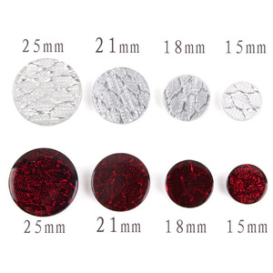 Yuvarlak renkli reçine bayan takım elbise kazak hırka gömlek düğmeleri ince glitter retro koyu göz düğmeleri - Product Image 4
