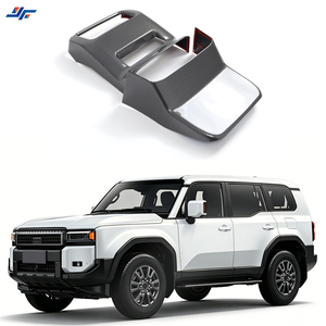 Para <span class=keywords><strong>Toyota</strong></span> <span class=keywords><strong>Land</strong></span> <span class=keywords><strong>Cruiser</strong></span> LC250 Prado, Cubierta de Consola Central Trasera de Fibra de Carbono 2024-2026, Kit <span class=keywords><strong>Protector</strong></span> de Marco de Ventilación de Aire, Juego Completo - Product Image 1