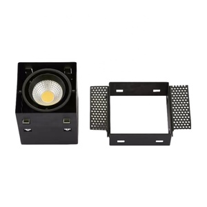 Nuevo diseño de techo led downlight rejilla cuadrada abajo luz regulable doble cabeza downlight 7W 15W <span class=keywords><strong>20W</strong></span> empotrable led downlight - Product Image 4