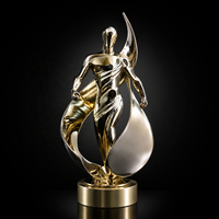Coupe du Monde Sportive en Or 3D sur Mesure, Design Original, Taille Réelle, Récompense de Haute Qualité en Métal pour Compétitions Sportives