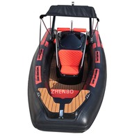 Bateau pneumatique rigide RIB580 de 19 pieds, Hypalon et PVC de 1,2 mm, stable, durable, écologique, pour la plongée, la dérive, la pêche