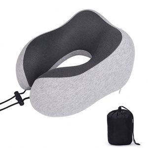 Almohada de Viaje en Forma de U de Espuma Viscoelástica Premium, Ajustable, Transpirable, con Soporte para el Cuello, Portátil, para Avión, Coche y Vuelos Largos - Product Image 3