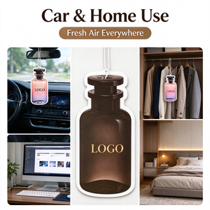 Flacon de parfum solide de marque de luxe, pendentif diffuseur de parfum pour voiture |   Désodorisant d'aromathérapie écologique et longue durée - Product Image 4