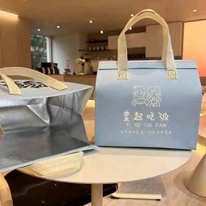 Sac isotherme réutilisable en non-tissé pour la vente en gros, sac à lunch thermique écologique - Product Image 4