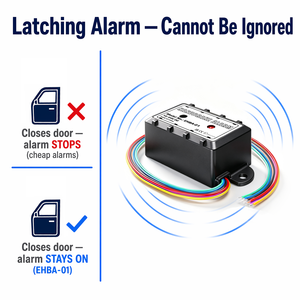 Sistema di Avviso per Veicoli Commerciali 12V 24V, Promemoria per Conducente, Sicurezza al Parcheggio, Prevenzione di Spostamenti Indesiderati - Product Image 5