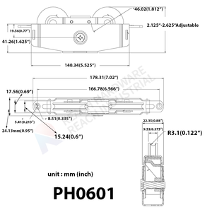 Rueda de Acero Inoxidable para Puerta Corredera, Rodillo de Alta Resistencia para Ventanas y Puertas Correderas, Polea para Ducha, Ruedas para Riel de Cortina - Product Image 2