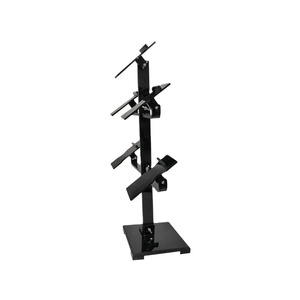 Espositore per scarpe in acrilico <span class=keywords><strong>Base</strong></span> quadrata con 5 supporti espositori a levitazione magnetica - Product Image 3