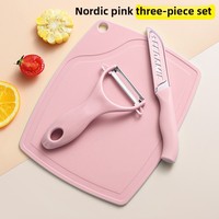 Keramisch Fruit Meloen Schaafmachine Peeling Messenset Roestvrij Staal Multifunctionele Pp Snijplank Voor Thuisgebruik Van Studenten