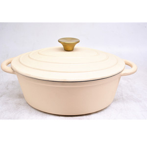 Meilleure vente : Casserole ovale en fonte émaillée avec couvercle - Product Image 4
