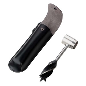Manual Auger Drill Bit 45 Steel Durable Outdoor Survival Tool For Wood Drilling - Product Image 1