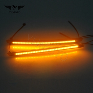 Tiras LED de Señal de Giro para Horquilla Delantera de Motocicleta, de 39 mm a 54 mm, para Harley, Victory, Honda, Yamaha, Accesorios de Motocicleta, 40 SMD - Product Image 3