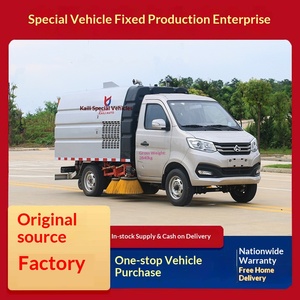 Balayeuse routière Changan à roue arrière unique, <span class=keywords><strong>plaque</strong></span> <span class=keywords><strong>d</strong></span>'<span class=keywords><strong>immatriculation</strong></span> bleue, <span class=keywords><strong>2</strong></span> mètres cubes, version essence, petite rue, parc, communauté, <span class=keywords><strong>d</strong></span>échets - Product Image 4