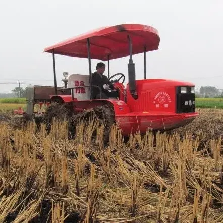 새로운 양서류 건조 토지 쌀 논 22hp 논 타이어 농장 보트 트랙터 쌀 필드 재배