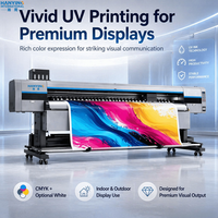 Nueva Impresora de Pancartas Publicitarias para Exteriores, Automática, de 4 Colores CMYK, con Tinta UV de 3200 mm para PP y Película Ligera