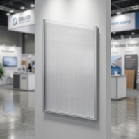 Stand d'exposition modulaire en forme droite en tissu Flex Banner pour salon professionnel, options multicolores