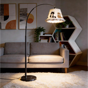 Modern <b>Floor</b> Lamp Led Light Source Switch Control Home Living Room <b>Sofa</b> Side Lighting 15-30 Sqm Coverage - Product Image 1
