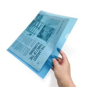 Bán Chạy Nhất Tùy Chỉnh Khuyến Mại Quà Tặng L-Hình Trong Suốt A4-Sized Nhựa Thư Mục Cho Văn Phòng/Trường Học Sử Dụng - Product Image 4