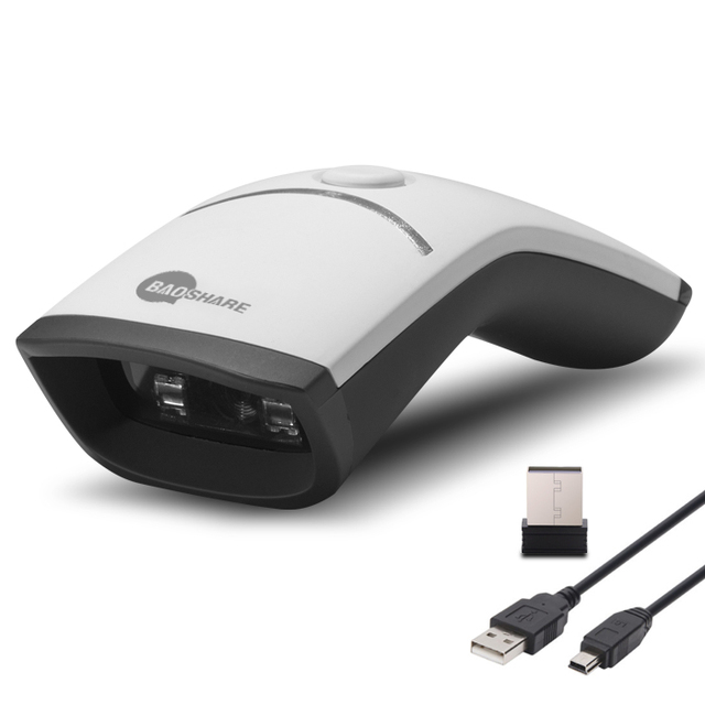 YC-100W Wireless 2D Handheld QR Code Barcode Scanner with for Bluetooth USB Interface A4 Size Paper Stock Product