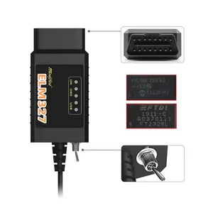 Nieuwste ELM327 V1.5 OBD2 Usb Gemodificeerde Met PIC25K80 En FT232RL Chip Auto Usb Diagnostische Machine Voor Alle Auto 'S