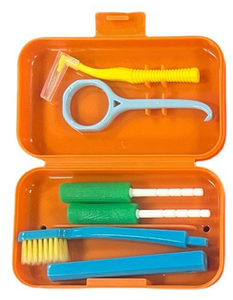 ชุดอุปกรณ์จัดฟัน4แพ็คชุดกล่องเครื่องมือทันตกรรมแปรงสีฟันรูปตัวยูพร้อมกาวสำหรับการจัดฟัน - Product Image 4