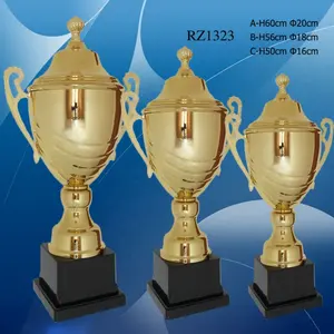 Crafts professional trophy cup metal trofeos de new models