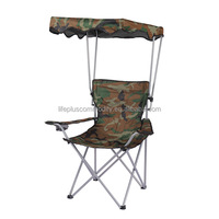Camping pliant pour chaise de plage de pique-nique avec auvent pare-soleil