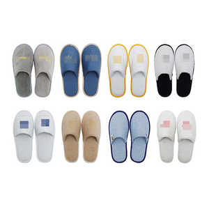 Pantofole da Hotel di lusso per uomo e donna con Logo personalizzato monouso con Logo personalizzato del servizio clienti Star Spa - Product Image 6