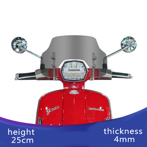 Adatto per <span class=keywords><strong>parabrezza</strong></span> modificato <span class=keywords><strong>Lambretta</strong></span> G350 per <span class=keywords><strong>parabrezza</strong></span> anteriore <span class=keywords><strong>LAMBRETTA</strong></span> G350 e protezione antipioggia - Product Image 4