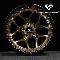 Jantes de voiture de course Beadlock forgées sur mesure de luxe 5x114.3 à profil profond concave de 15, 17, 18, 20 pouces pour R35 Nissan Corvette Supra