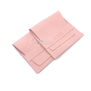 Shero microfibre bijoux pochette sac haute qualité bijoux enveloppe pochettes boucles d'oreilles collier pochette avec Logo - Product Image 5