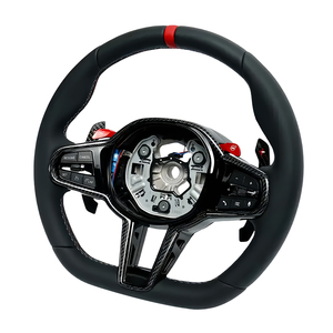 Volante de Cuero Personalizado para Automóvil <span class=keywords><strong>BMW</strong></span>, Todas las Series F10 F15 E90 M3 M5 Serie 3 Serie 5 X7 - Product Image 2