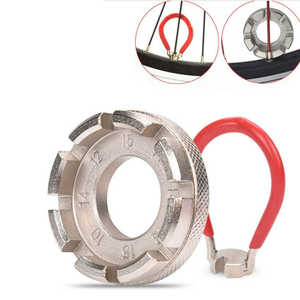 Nueva Llave Ajustable de <span class=keywords><strong>360</strong></span> Grados para Radios de Bicicleta, Herramienta de Reparación de Radios de Bicicleta de Carretera, Ajustador de Alambre de Precisión con Cubierta de Acero y Plástico - Product Image 4