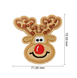 Bán Buôn Tùy Chỉnh Đầy Màu Sắc Thêu Giáng Sinh Theo Chủ Đề Snowman Đính Vá Cho May Mặc Tùy Chỉnh Thêu Vá - Product Image 4