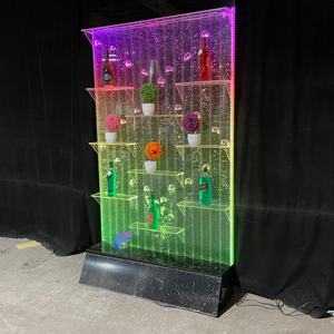 Moderna pared de burbujas de agua con luces LED de muchos colores cambiantes para dividir salas. - Product Image 1
