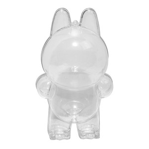 Labubu Protective Case Transparent Shell 17cm Cartoon Doll Accessory For Labubu Figure Unisex Toy Cover - Product Image 2
