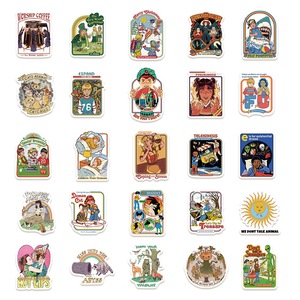 50 autocollants d'horreur américains pour skateboard, bouteille, voiture, décoration, affiche de <span class=keywords><strong>film</strong></span> effrayant - Product Image 4