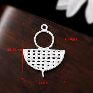 Breloques demi-<span class=keywords><strong>lune</strong></span> pour la fabrication de bijoux DIY, breloques vintage demi-<span class=keywords><strong>lune</strong></span> avec plusieurs boucles - Product Image 6