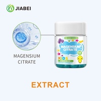 Complément alimentaire : Gommes de citrate de magnésium pour enfants – Soutien à la santé des os, des muscles et du système nerveux – Vitamines en gommes pour enfants