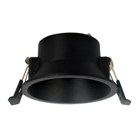 Cadre de Downlight LED Carré/Circulaire en Aluminium Modulaire avec Bezel Remplaçable, Garantie 3 Ans, Design Moderne, pour Intérieur AC 220V, Installation Facile