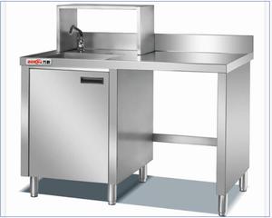 Attrezzatura da <span class=keywords><strong>bar</strong></span> per ristorante dell'hotel in acciaio inossidabile/fabbrica di workstation da tavolo per cocktail/birra in metallo personalizzato - Product Image 6