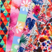 Tissu en polyester composite à mémoire de forme, imprimé numériquement, imperméable, thème couleur été personnalisé, pour la fabrication de sacs à dos