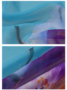 Georgette di lusso in seta leggera stampata italiana francese coreana <span class=keywords><strong>turchia</strong></span> Vietnam stampa 100% tessuto di seta chiffon per metri - Product Image 5