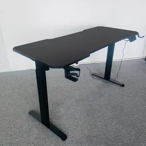 Neuankömmling Höhen verstellbarer elektrischer Büro computer Stehpult Factory Direct Custom ized Ergon omic Black Gaming Table