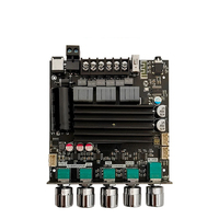 Carte amplificateur numérique ZK-ST21 à puce TPA3221, 2.1 canaux, 100W+100W+200W, modules et kits électroniques pour subwoofer