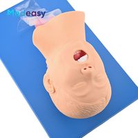 Medeasy - Modelo Avanzado de Entrenamiento de Intubación Traqueal Pediátrica, Simulador de Intubación de Vías Respiratorias, Maniquí para Práctica Médica