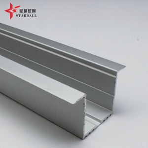 Led tuyến tính chiếu sáng Bìa kiến trúc thạch cao thạch cao Trần Tường vách thạch cao nhôm Led kênh cho văn phòng sử dụng - Product Image 1