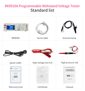 RK9910B meilleure vente, testeur de tension <span class=keywords><strong>Programmable</strong></span> résistant/testeur <span class=keywords><strong>Hipot</strong></span> AC DC IR - Product Image 6